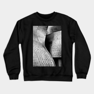 Titanium Waves Monochrome Crewneck Sweatshirt